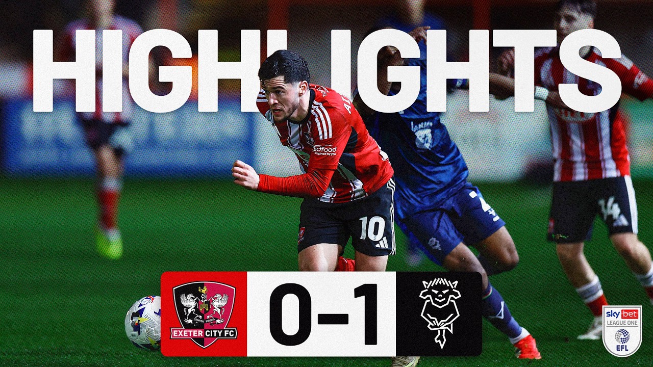 Exeter City vs Lincoln City Highlights