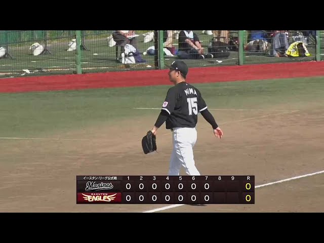 【ファーム】マリーンズ・美馬学 要所を締めながら7回無失点に抑える好投!! 2023年5月18日 東北楽天ゴールデンイーグルス 対 千葉ロッテマリーンズ