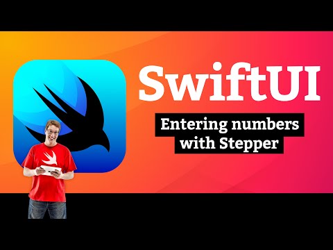 Entering numbers with Stepper – BetterRest SwiftUI Tutorial 1/7 thumbnail
