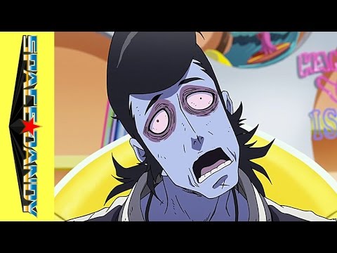 Thumbnail of the video: Space Dandy: Episode 4 -- That Zombie Feeling (Clip)