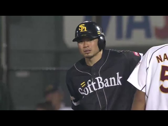 【4回表】ホークス・吉村 ライトへの勝ち越しタイムリーヒット!! 2016/9/2 E-H