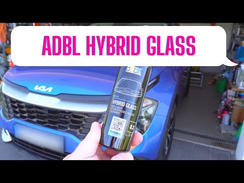 ADBL Hybrid Glass (water repellent glass cleaner) test