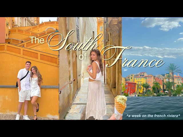 Travel vlog - SOUTH OF FRANCE VLOG 🐚 beach days & exploring the french riviera
