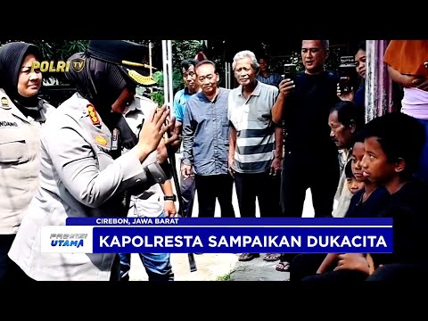 POLRESTA CIREBON BERIKAN BANTUAN KEPADA KELUARGA KORBAN LONGSOR GUNUNG KUDA