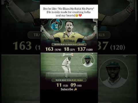 Why Travis Head Only Crushes India! 💔