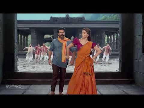 Chiranjeevi song aura ammaka Chella song Ram Charan step Aacharya movie Neelambari song