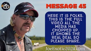 Real deal RARE full video the media has chopped up.  Please share. Free Joe Exotic THE Tiger King