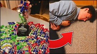 DRINKING 1000 WARHEADS CHALLENGE GOES TERRIBLY WRONG (I Could Have Died...) | David Vlas