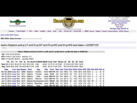 Active SDQL NBA Query of the Day - 20200115