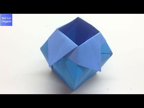 Easy Origami - How to make an Origami Vase