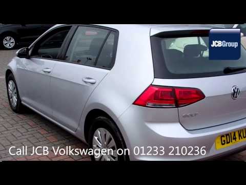 2014 Volkswagen Golf S TSI BLUEMOTION TECHNOLOGY 1.2l Silver GD14KUN for sale at VW Ashford