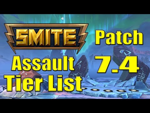 CURRENT SMITE TIER LIST ASSAULT EDITION (7.4 Patch)