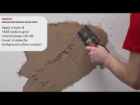 Limewash Effect, with Intonachino Minerale Grana Media