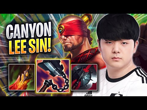 CANYON IS A GOD WITH LEE SIN! - DK Canyon Plays Lee Sin JUNGLE vs Kha'zix! | Season 2023