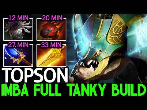TOPSON [Primal Beast] Big Boss Mid Lane with Full Tanky Build Dota 2