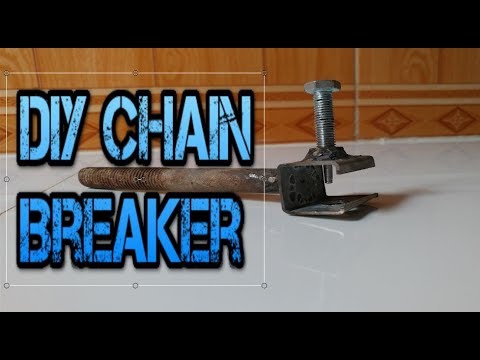 DIY Chain Breaker 2018- Homemade chain tool - smagliacatena fai da te - Mr. NVC Video