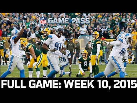 Lions First Win at Lambeau in 24 Years! Lions vs. Packers 2015, Week 10 FULL GAME