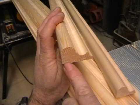Making a door, timber mouldings cut with basic router