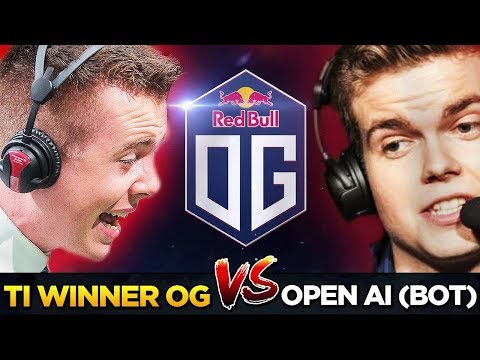 TI WINNER OG vs OPENAI Five - AI vs HUMANS - TI8 Champs vs Bots - EPIC Series Dota 2