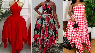 DIY Halter Handkerchief Hem Dress Tutorial | Easy Gingham Summer Dress