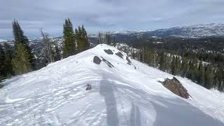 Ski touring just north of Brundage Mountain resort on November 25, 2022…the snow pack is shallow and rotten with a lot of rocks and logs to hit which will dictate your travel routes up and down the mountain…stay safe and check out payetteavalanche.org for general avalanche information.