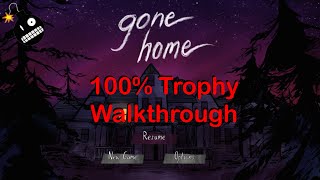 Gone Home - 100% Trophy Walkthrough