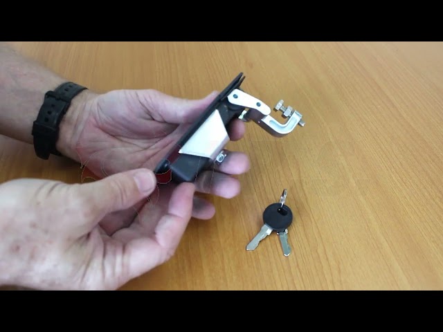 قفل صندوق حديد + غطاء حوض سياره B06007