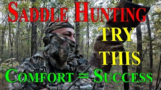 Saddle Hunting Comfort for Success 5 ways to increase your odds #bowhunting