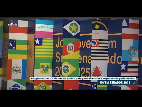 Jovem Senador 2025: vai começar a semana de vivência legislativa