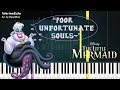 [Intermediate] Poor Unfortunate Souls - The Little Mermaid | Piano Tutorial