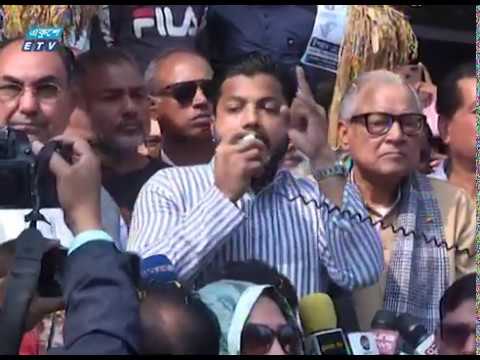 নির্বাচনী প্রাচারণায় ব্যস্ত তাবিথ আউয়াল ও ইশারাক হোসেন