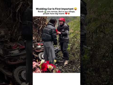 Roads 🛣️ are narrow, But in our village, people have big hearts ❤️😻