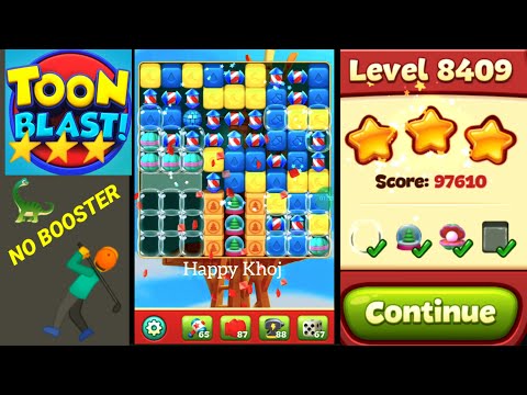 Toon Blast Level 8409 ✨🏃