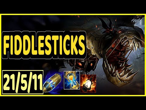 FIDDLESTICKS VS KHA'ZIX - 21/5/11 KDA JUNGLE GAMEPLAY CHALLENGER I
