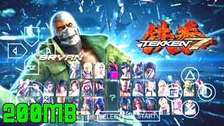 (สอนโหลด) Tekken 7 ppsspp Android ลื่นๆ " น่าเล่น!!! 200MB