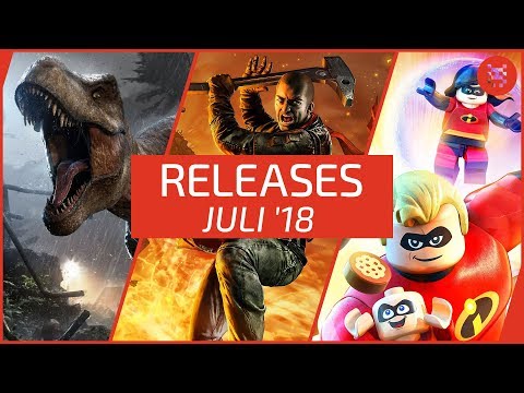Neue SPIELE im JULI 2018 für PS4, Xbox One, PC, Nintendo Switch und 3DS