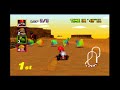 Mario Kart 64 N64 04 Mushroom Cup Kalimari Desert 50cc 1st Place