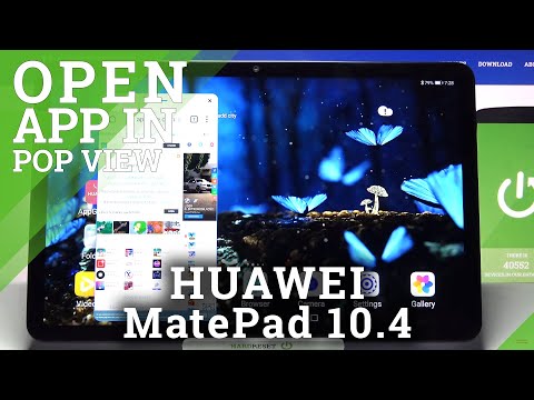 How to Open Apps in Pop Up View in HUAWEI MatePad 10.4 – Open More Apps on Screen