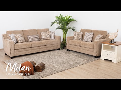 7 Seater Fabric Sofa Set - Milan | Furniture Palace