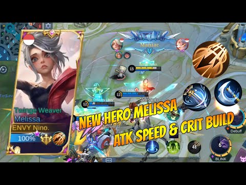 NEW HERO MELISSA - OVERPOWERED MARKSMAN? - MOBILE LEGENDS : BANG BANG