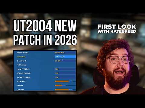 NEW Unreal Tournament 2004 Patch 3374 Preview 9 – First Look at New FPS & Display Settings