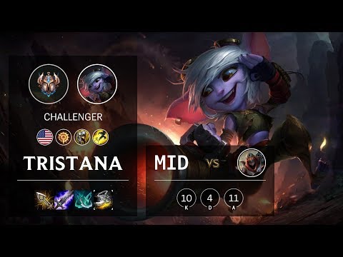 Tristana Mid vs Zed - NA Challenger Patch 10.7