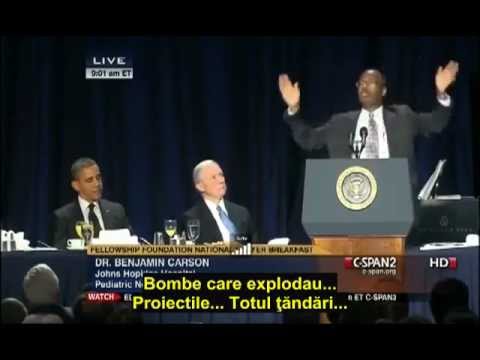 Discursul medicului conservator Ben Carson l-a eclipsat pe cel al preşedintelui Obama, în cadrul evenimentului naţional Mic Dejun cu Rugăciune (MDR), titreazăWashington Times, într-un editorial