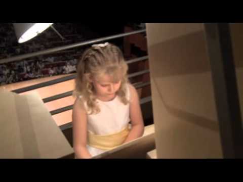 Emily playing Salieri Organ Concerto in C for Organ and Orchestra.wmv