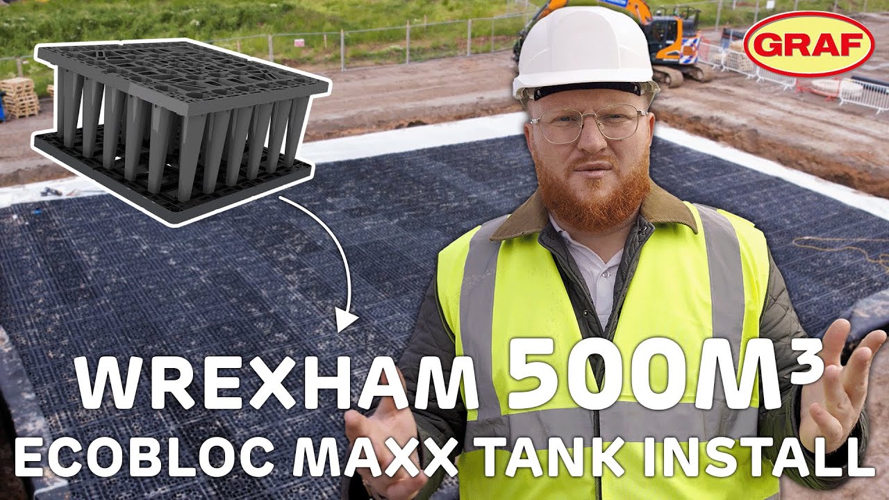 Stormwater Attenuation Tank Install: 500m³ in 3 Days
