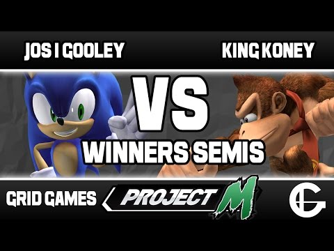 JOS | Gooley (Sonic/Metaknight) VS King Koney (DK) | Grid Project M Weekly 56 | Winners Semis