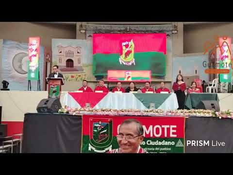 Sesión solemne por los 82 años de cantonización de Guamote