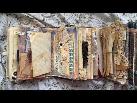 Grungy Junk Journal Lapbook Flip Through