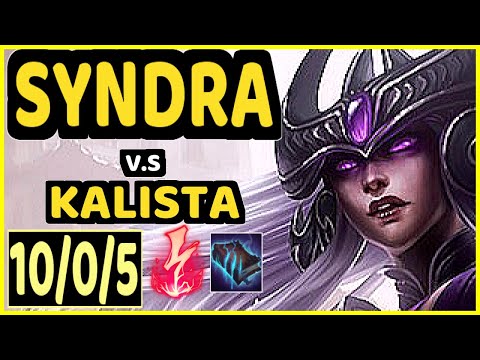 XICO (SYNDRA) vs KALISTA - 10/0/5 KDA BOTTOM ADC CHALLENGER GAMEPLAY - EUW