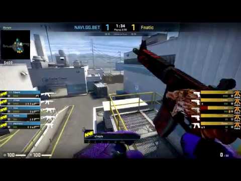 CS:GO POV Demo Na'Vi S1mple vs Fnatic (Nuke)